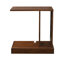 Table en C en bois massif avec rangement Unadilla