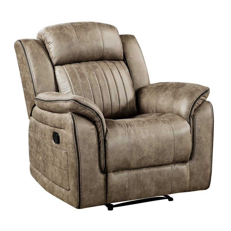 Fauteuil inclinable Classic, Tissu brun / sable