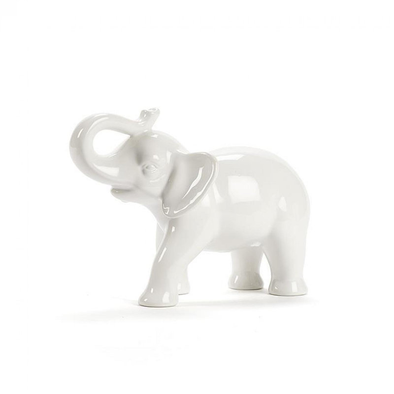 Elephant With Trunk Up Figurine