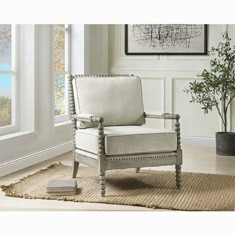 Chaise d'appoint Saraid, Blanc