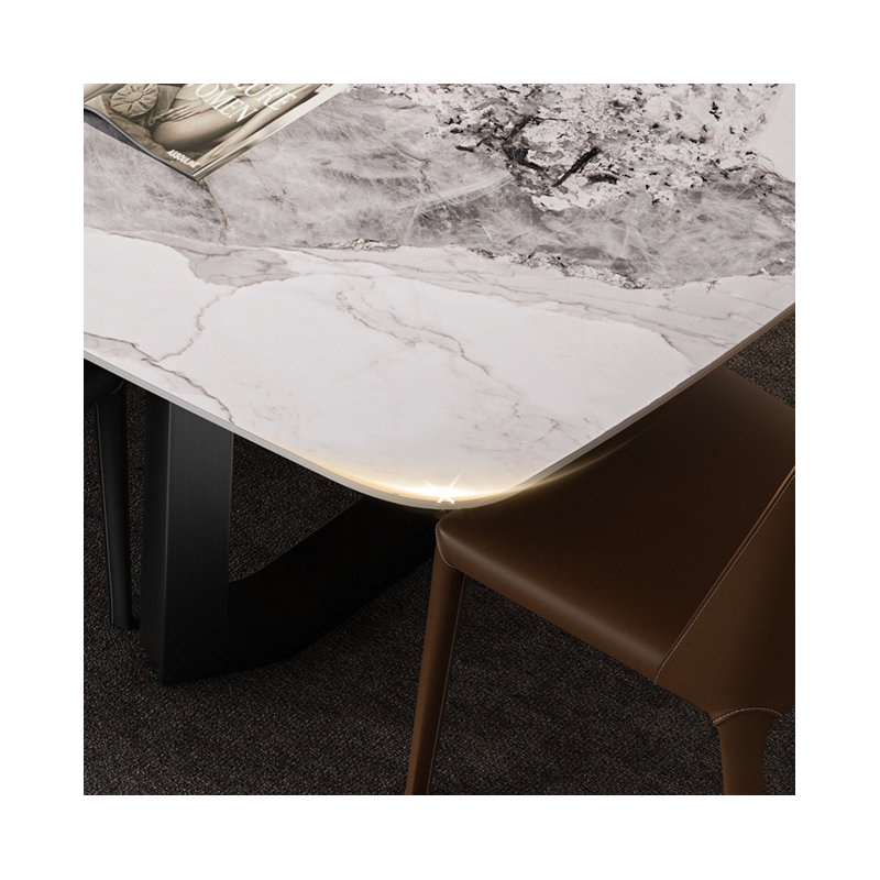High-end light luxury dining table, 29.52"H x 70.86"L x 35.43"W