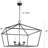 Dianna Four Light 28 Inches Wide Lantern