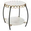Chainlink Marble End Table
