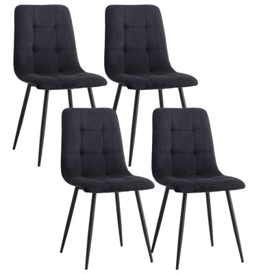 50 cm H Upholstered Corduroy Dining Chair