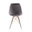 Chaise d'appoint rembourrée en velours Lougenia-1723725724