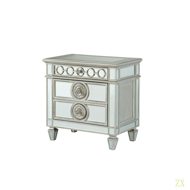 Table de chevet à miroir Varian