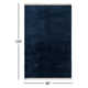 Clio Hand Loomed Wool Navy Rug