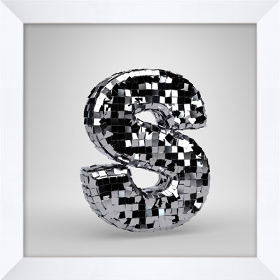 Disco Letter S Print by Mat Sanders