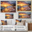 Photo de plage, coucher de soleil, Serenade IX - art mural plage côtière-1238991337-1238991338