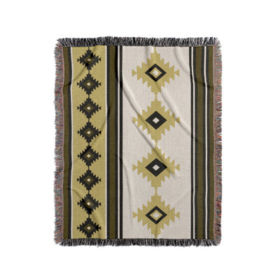 Carlos South Western Cotton Blend Blanket Throw