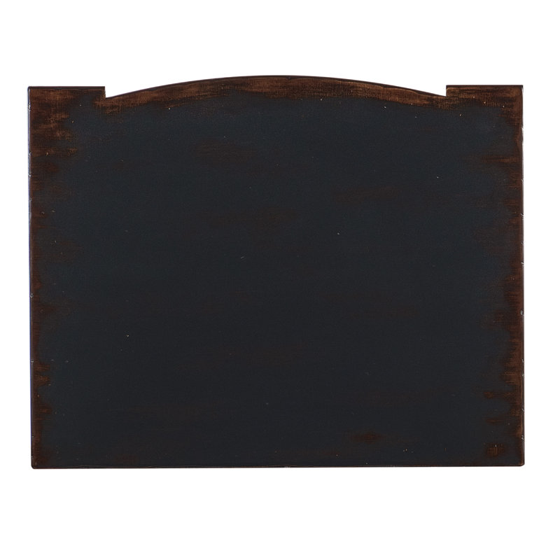 Charleston Black Cherry Wood End Table with Storage