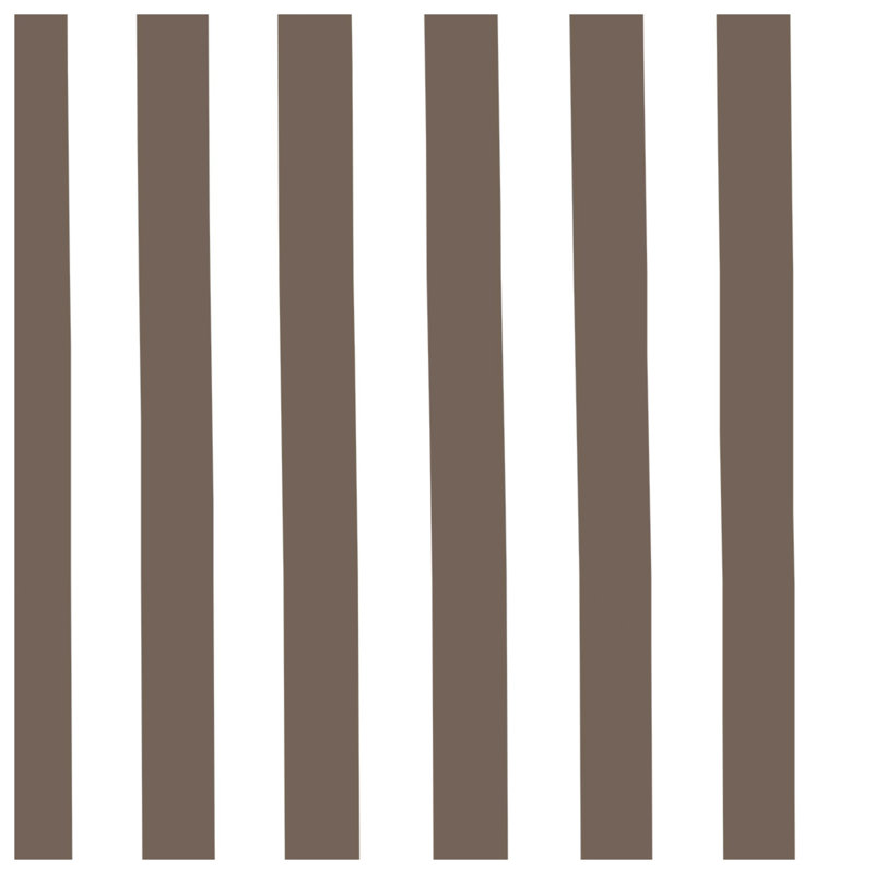 Brown Vertical Stripes Blankets, 50in W x 60in H