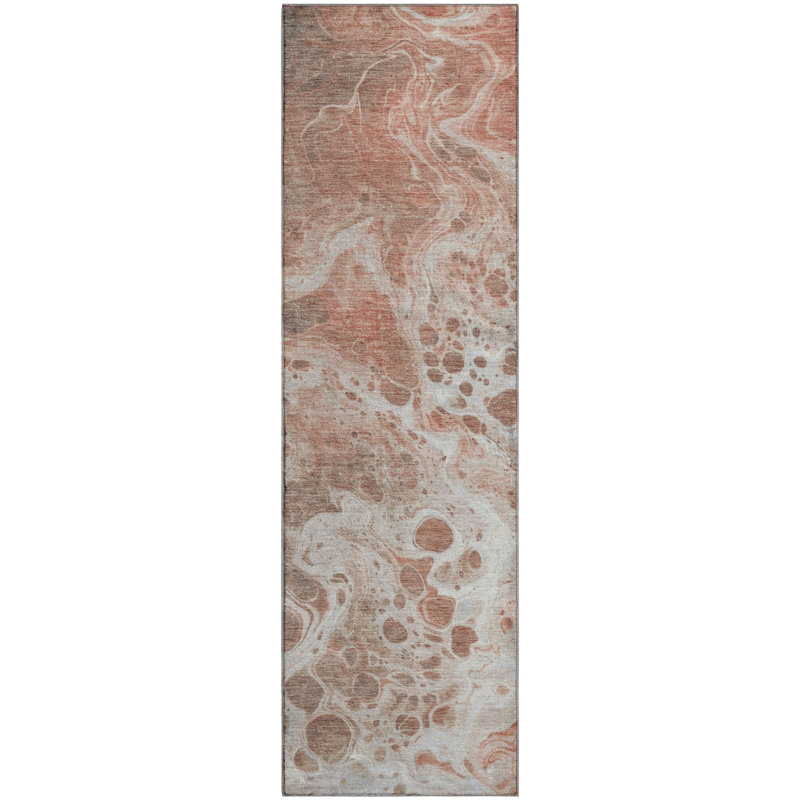 Premium Machine Washable Varroville AMF1705 Abstract Rug, Runner 2'3" x 7'6"