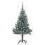 Artificial Christmas Tree Snow Flocked with LED Light-1745651781