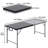 Pendarvis 70.9" W x 27.6" D Rectangular Folding Metal Camping Table-2108927998