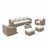 Tenafly 7-Piece Fire Seating Set