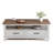 47.24" Farmhouse Coffee Table with Drawers, Rustic Coffee Table Wood Center Table-1694213405