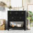 Wood Frame Bathroom Vanity With Ceramic Sink And 5 Drawers-1584283994