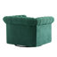 Fauteuil club pivotant rembourré Danyiel Chesterfield