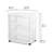 Sterilite Wide 3 Drawer Storage Cart, Rolling Cart with Wheels Organizes Clothes in Bedroom, Closet