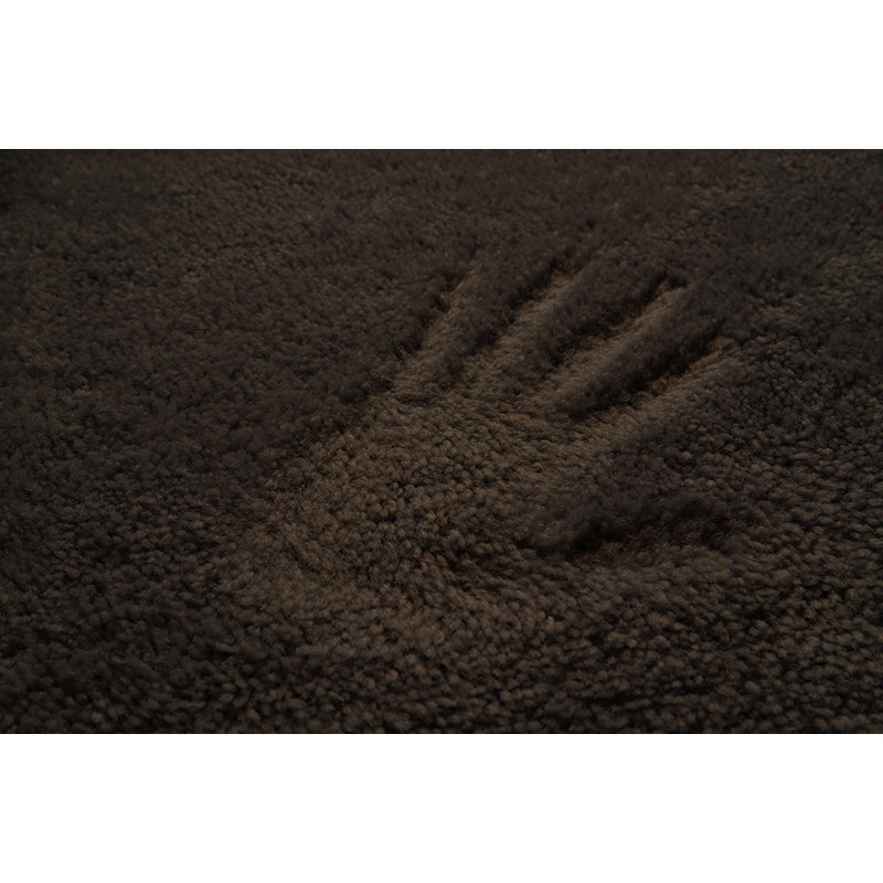 Mccluney Traditional Nylon 2 Piece Bath Rug Set with Non-Slip Backing, Dark Brown