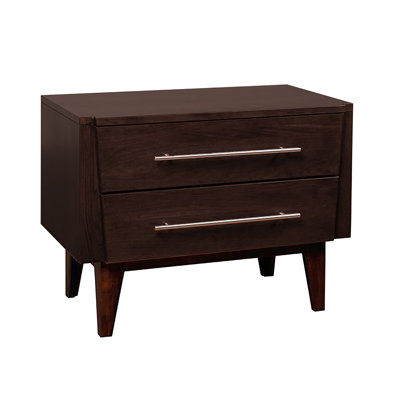 Green Bay Road 2 - Drawer Solid Wood Nightstand -  John Strauss Furniture Design, Ltd., GB1202-36-M-CH