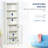 Space-saving Storage Particle Board Modern Bathroom Linen Tower For Contemporary Spaces