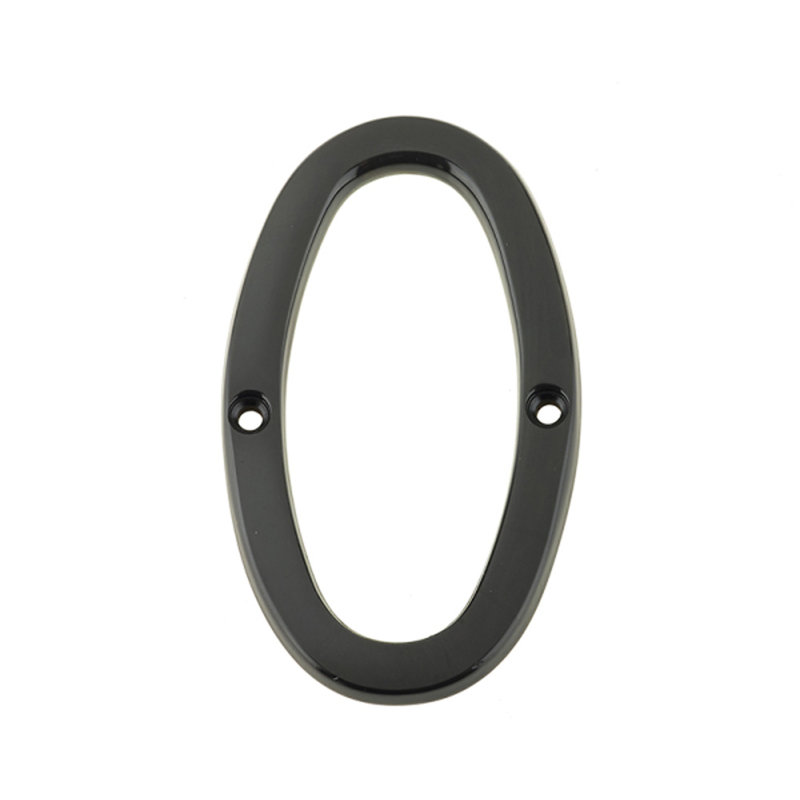 7.5cm H Brass House Number, Dark Bronze, 0