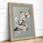 Cherry Blossoms Unfolding Botanical - Framed Print-2096426861-2096426858