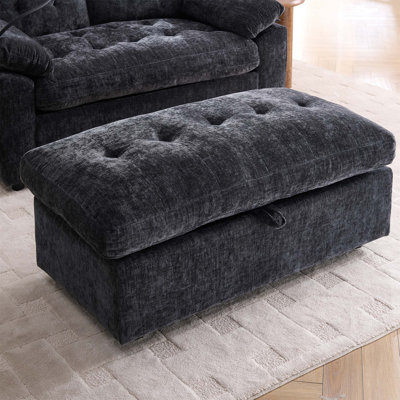 Canapé inclinable double Leisure avec dossier réglable, charge USB, support pour téléphone et repose-pieds de rangement assorti pour un confort moderne