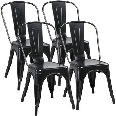 Clogh Counter Stool with Metal Frame