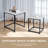 Natural Marble Top Mini Coffee Table, Namib Fantasy