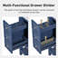 Meuble-lavabo autoportant de 36 po avec lavabo, une armoire et trois tiroirs-1622446005