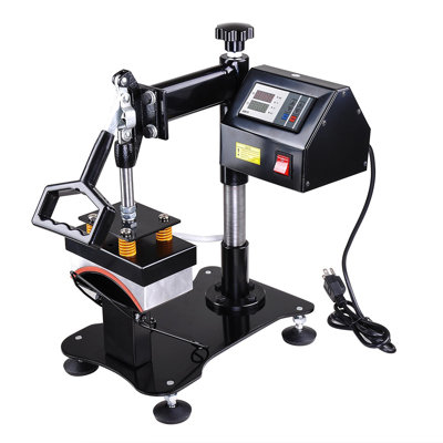 Yescom Desktop Iron Cap Heat Press Machine With Mounting Clamp Baseball Hat Digital Transfer Sublimation