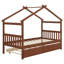 Lit en bois avec lit gigogne simple-466168141-402655806