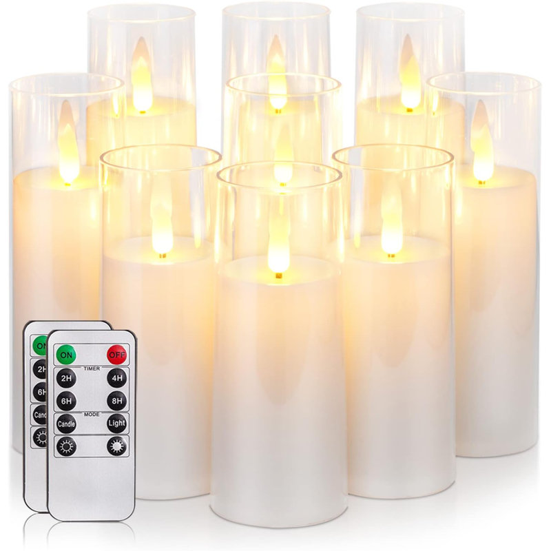 Unscented Flameless Pillar Candle