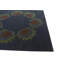 Tapis carré bleu marine Orlando