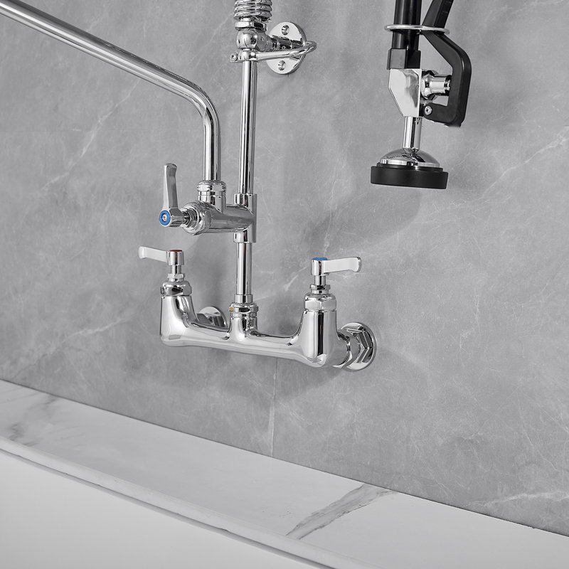 Polished Chrome High-Arc Pull-Out Spray Kitchen Faucet