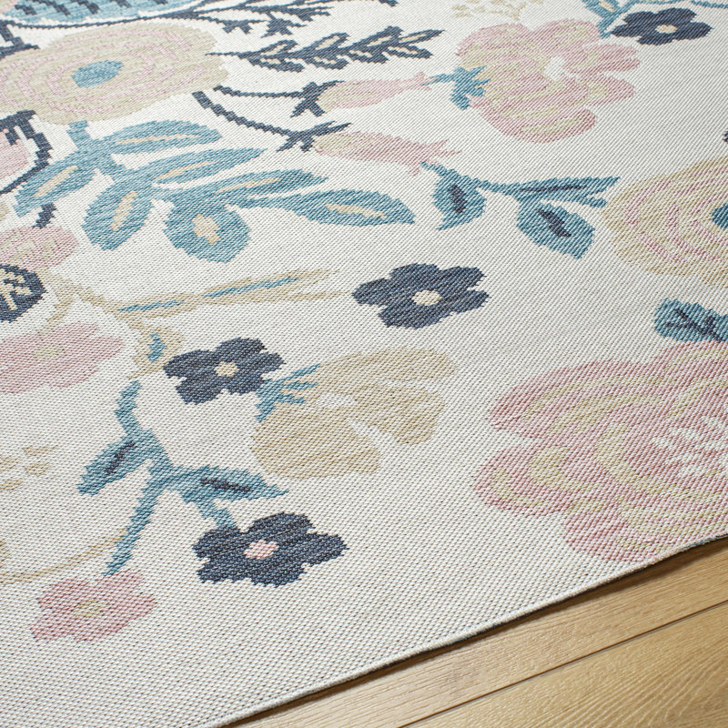 Tapis intérieur / extérieur rectangulaire Yumie, Rectangle 7 pi 10 po x 10 pi