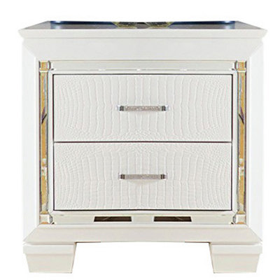 Jomel 28'' W Solid Wood Nightstand