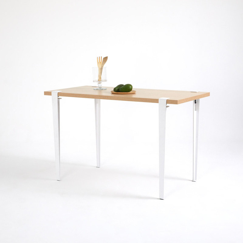 Table repas, Blanc, Brun, H 29,48 po x L 23,58 po x l 47,16 po