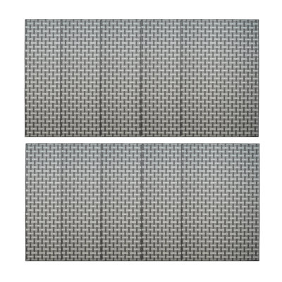 Ensemble de tapis intérieur / extérieur en polyester Akrivi