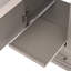 Ensemble de meuble-lavabo gris 30 po avec lavabo, porte de salle de bain avec porte à fermeture en douceur
