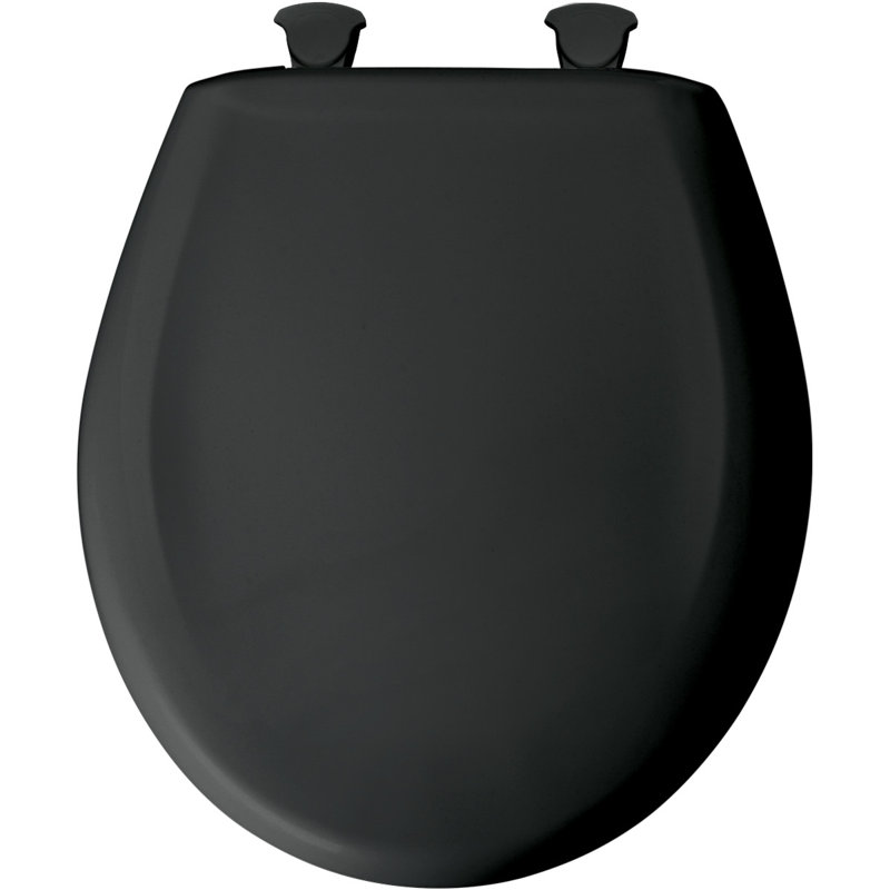Siège de toilette rond, Noir