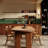 Nut-brown Oval Solid Wood Dining table-1097207672