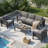 5 - Person Patio Conversation Set with Cushions-1470498071