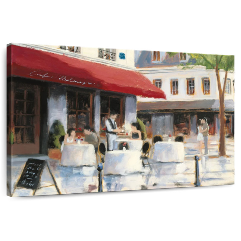 Yarlin se détendant au café, H 32 po x l 48 po