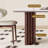 Solid Wood Base Dining Table-1102760632