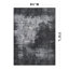 Tapis noir / gris à motif abstrait lavable à la machine Priebe-1653838205