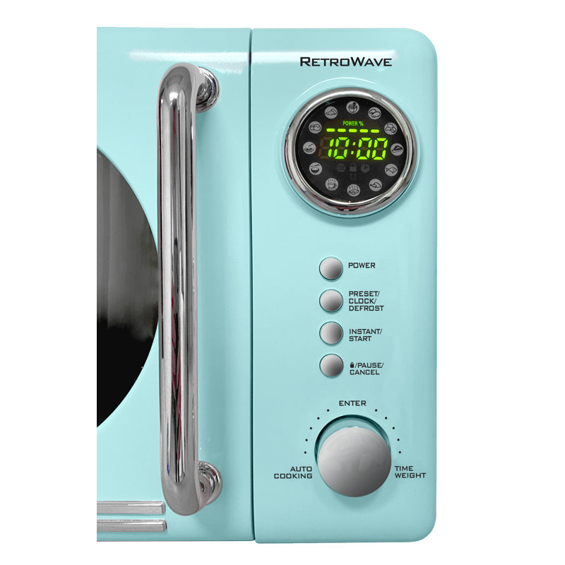 Four à micro-ondes de comptoir 700 watts 700 watts Nostalgia Retro, Bleu